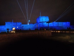 Carlisle Castle At Night